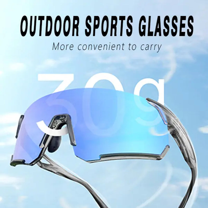Professional Sports Sunglasses Cycling Glasses TR90 Colorful Driving Polarized Sunglasses Sun Protection