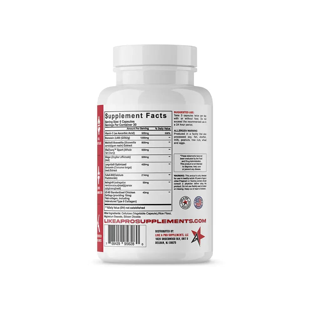 Like a Pro Supplements Complete Joint Health Healthy Joint