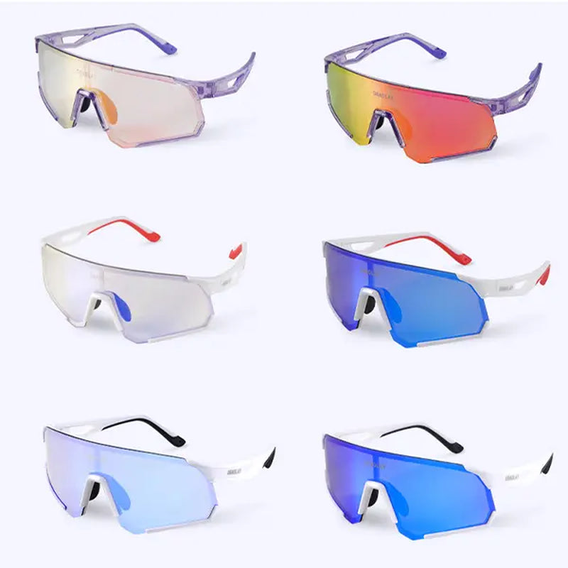 Professional Sports Sunglasses Cycling Glasses TR90 Colorful Driving Polarized Sunglasses Sun Protection