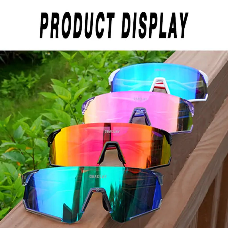 Professional Sports Sunglasses Cycling Glasses TR90 Colorful Driving Polarized Sunglasses Sun Protection