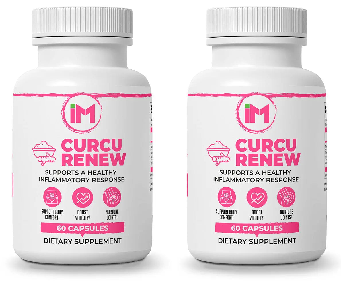 IM Curcurenew - 2 Bottles - Supports a Healthy Inflammatory Response