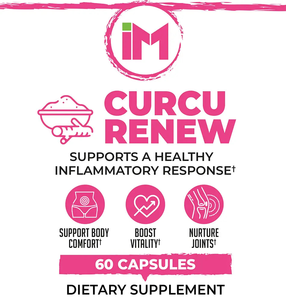 IM Curcurenew - 2 Bottles - Supports a Healthy Inflammatory Response