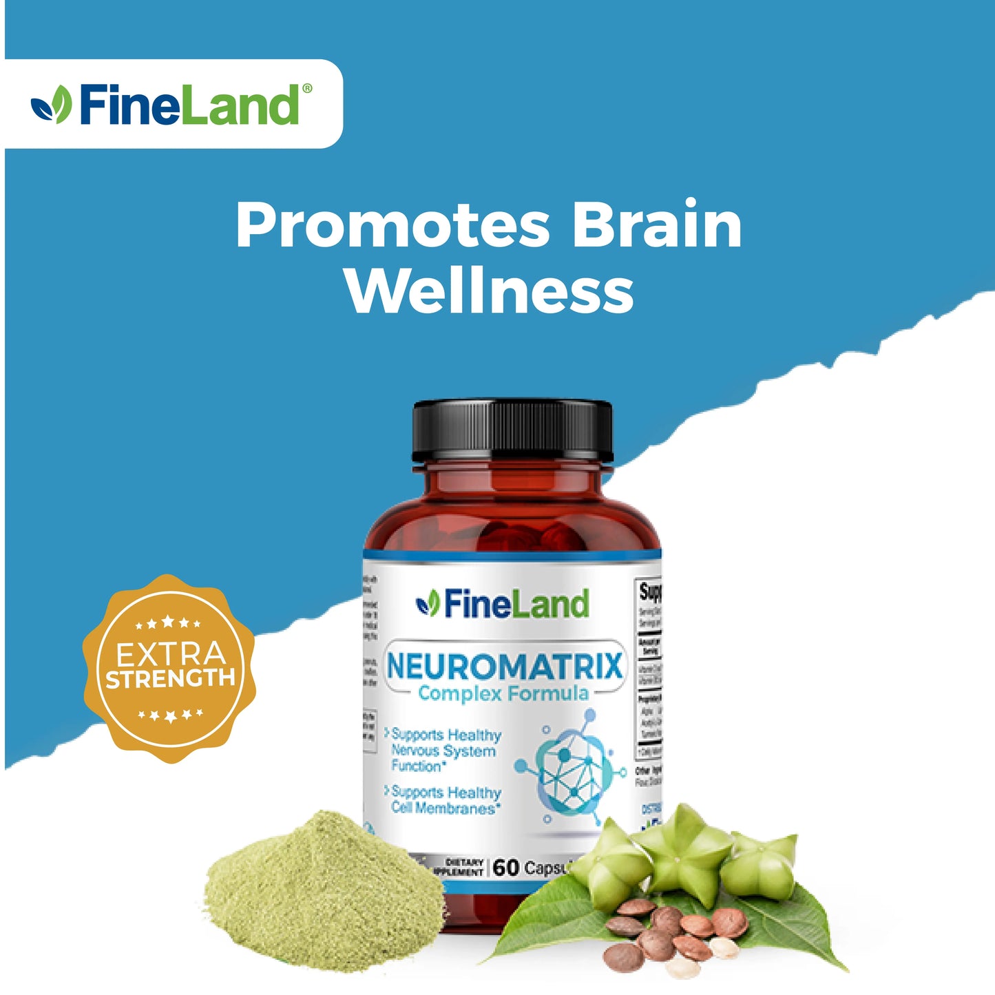 Fineland NEUROMATRIX Supports Healthy Nervous System Functions, Supports Healthy Cell Membranes Healthcare Vitamin