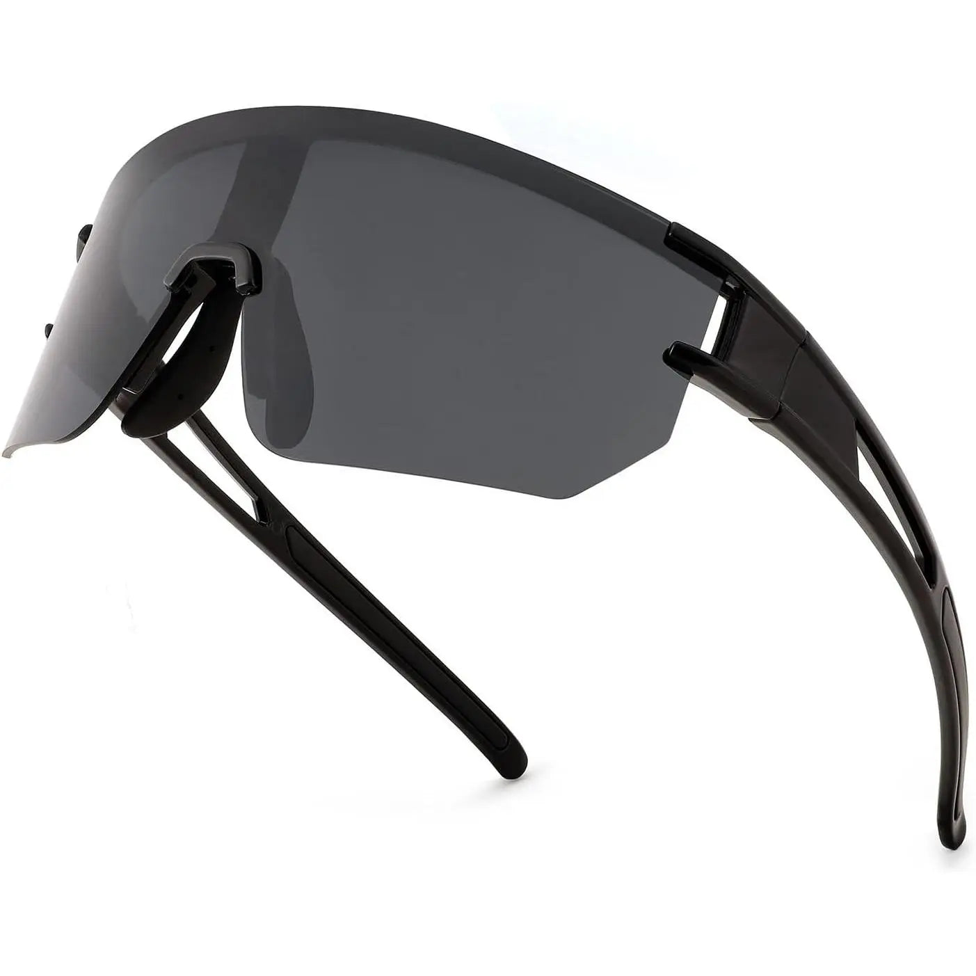 FEISEDY Men Women Cycling Sunglasses, 80S Sport Baseball Mirrored Sun Glasses for Youth Adults Running Softball B8171