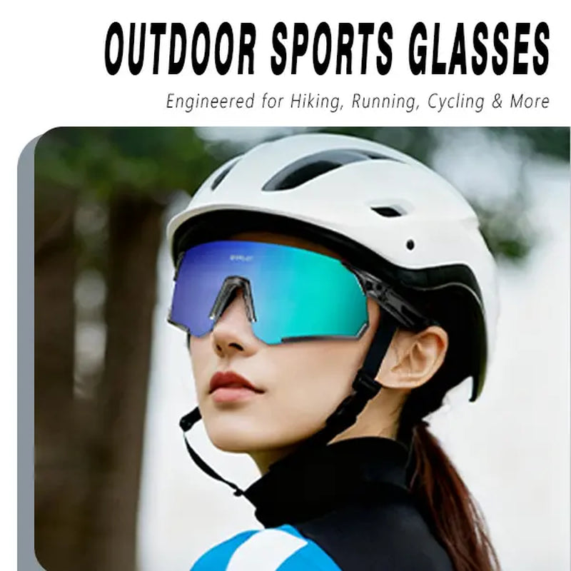 Professional Sports Sunglasses Cycling Glasses TR90 Colorful Driving Polarized Sunglasses Sun Protection