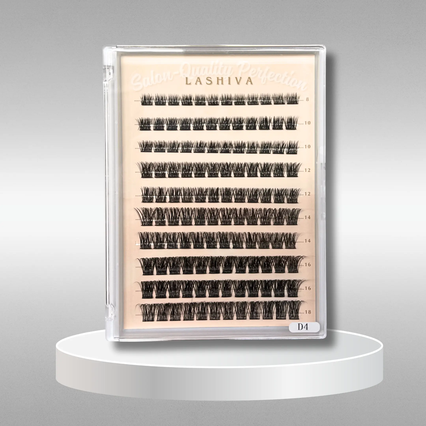 Lashiva VEIL- Wispy Lash Extension Kit | 100 Pcs 8-18 Mm  At-Home Lash Game Changer