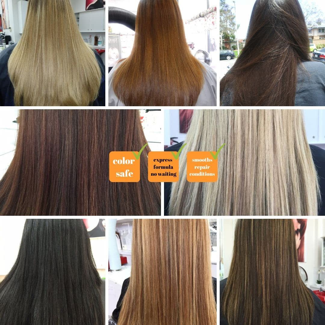 Brazilian Keratin Treatment Triple Bundle Hair Straightening Kerazon Buriti Liss